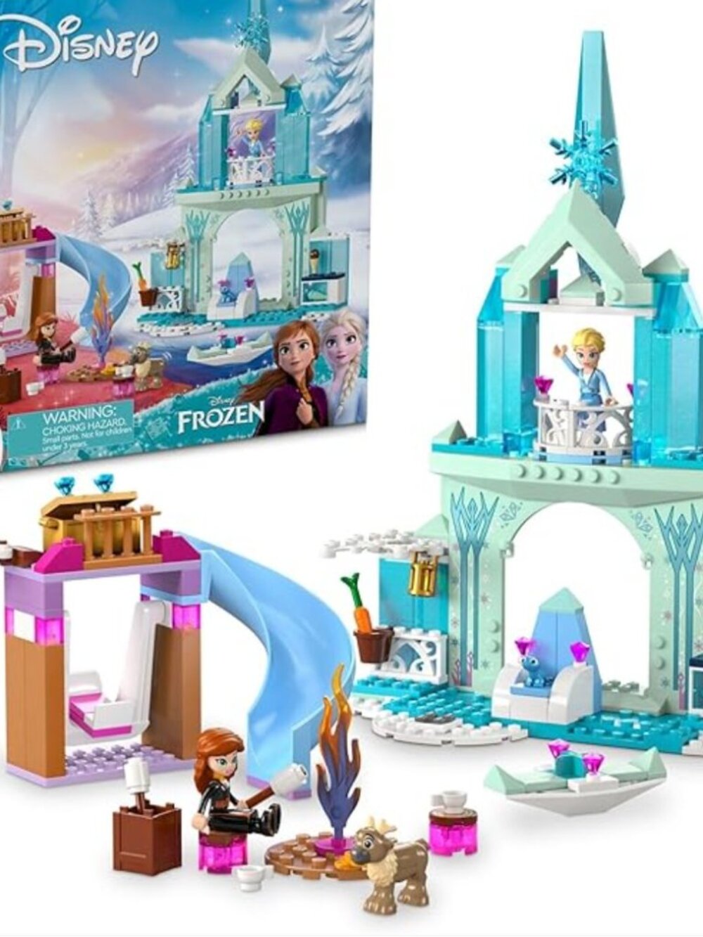 Disney Frozen elsa ice castle lego play set kids toy